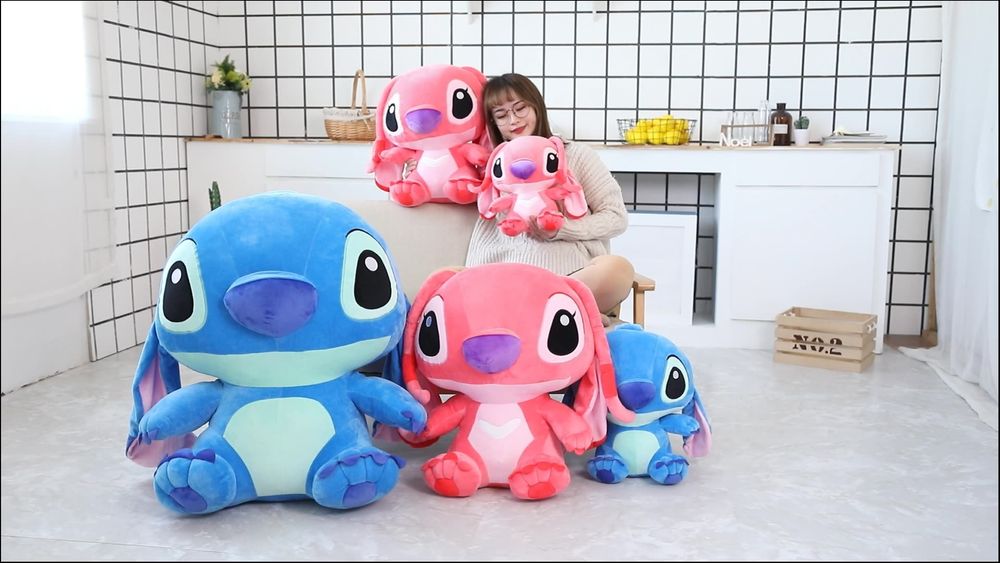 Голяма плюшена играчка Лило и Стич, 120см Голям плюшен Стич Lilo Stitc
