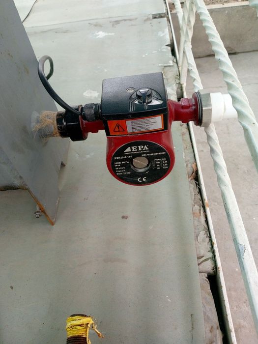 Газовый котёл и цирк насос epa 25 на 6