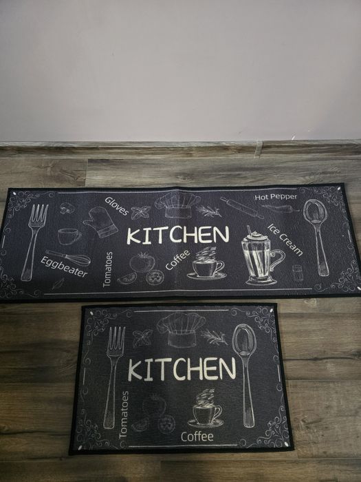 Комплект водоустойчиви постелки за кухня Килим за кухня