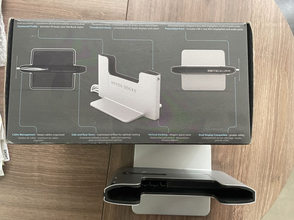 Henge dock 13" macbook pro / air - поставка - док станция.