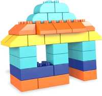 Set cuburi colorate de construit Mega Blocks 60 piese