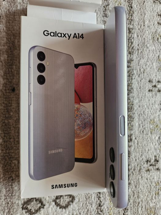 Vând telefon Samsung Galaxy A14, Dual SIM, 4GB RAM, 128GB, 4G, Silver