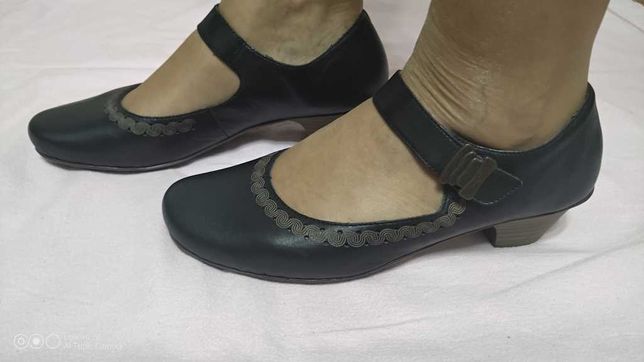 Pantofi eleganti full piele de la RIEKER ANTISTRESS marimea 40