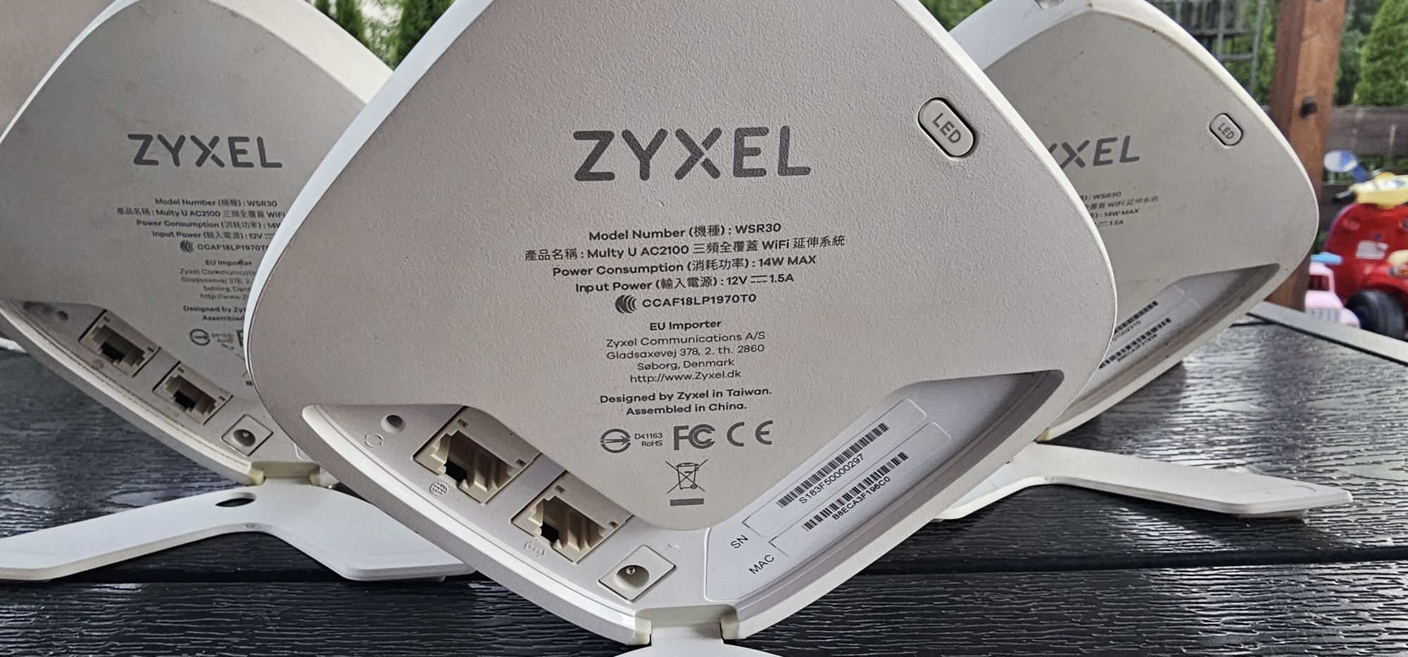 Комплект от 6 броя Zyxel WSR30 Mesh рутери
