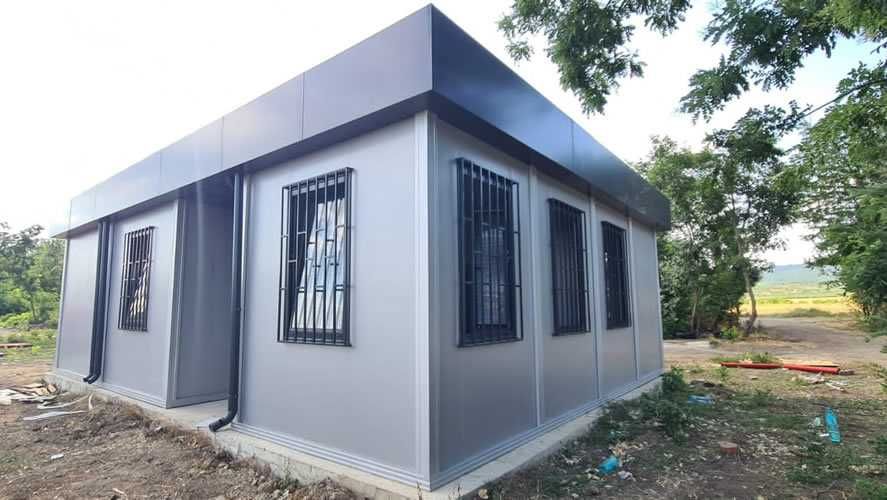 Casa modulara, garaje auto, containere din panou sandwich termoizolant