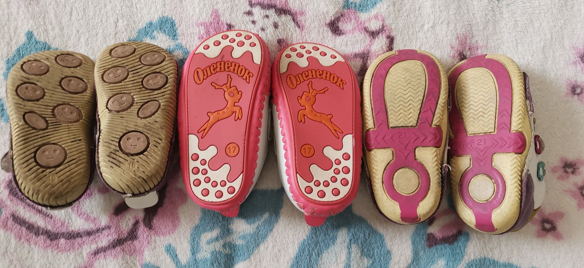 Бебешки обувки, гуменки и сандали за момиче на 1-2г.