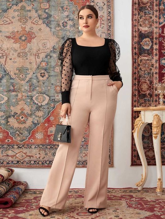 Бяла блуза дантела, Бял топ, Син топ,