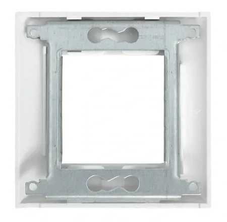 Лицевая панель 80х80 мм для модулей 45x45 металлический каркас