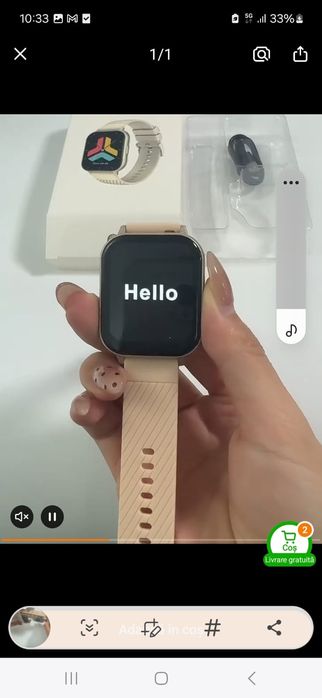 Smartwatch ' -Ceas deștept Are multe functii