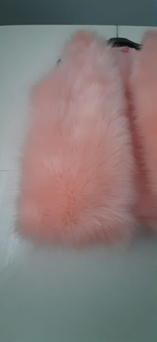 Vestă din blană foarte fină pentru fetițe