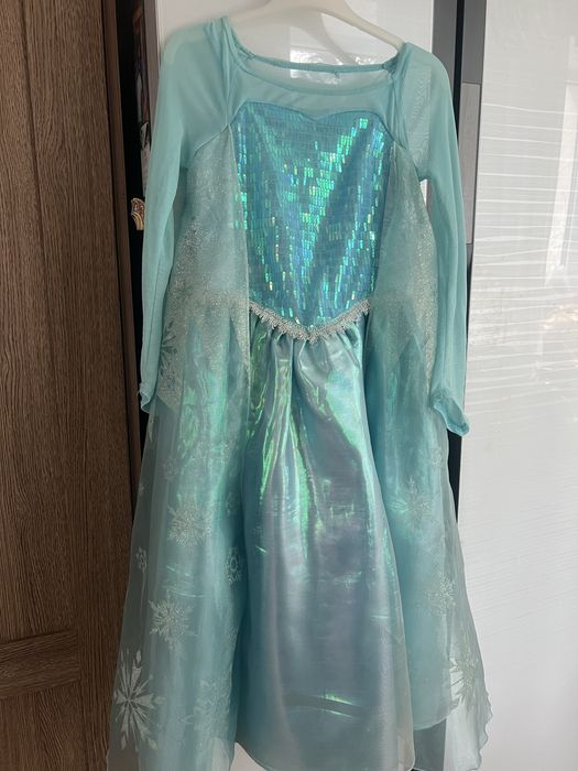 Платье Эльзы Дисней 5-6 лет