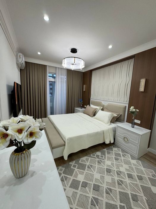 Жк "Green Park" 4/6/9 86кв.м евро ремонт с мебелью и техникой срочно