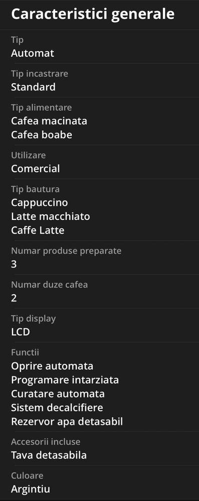 Espressor Delonghi ESAM 6600 (PRIMADONNA)
