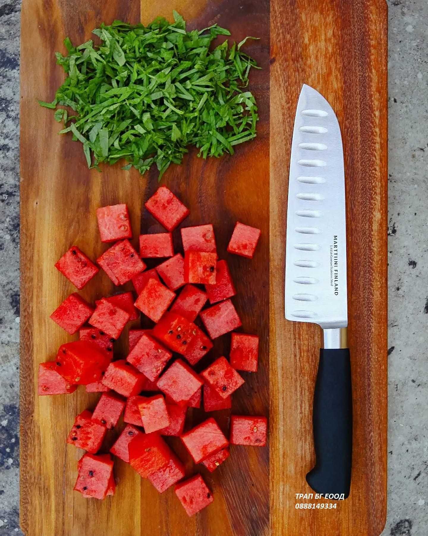 Нож Marttiini ФИНЛАНДИЯ KIDE SANTOKU кухненски ножове