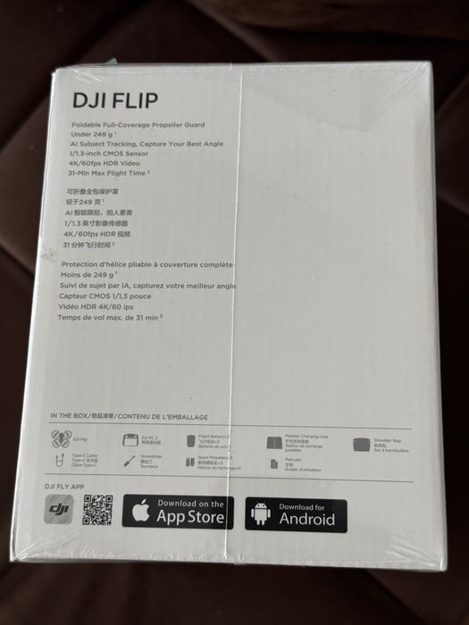 Чисто нов дрон DJI Flip Fly More Combo + RC 2