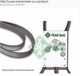 Curea transmisie cu caneluri INA FB6DPK1817 pentru BMW