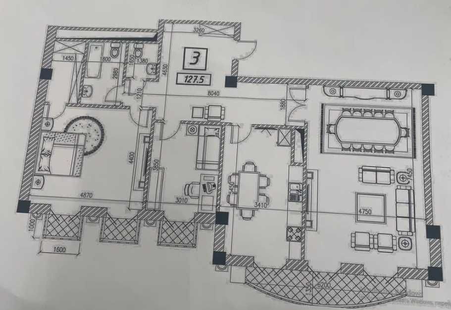 ЖК "GLINKA PREMIUM" Нукусская ул.пересечение Глинка 127.5 кв.м 3\10\11