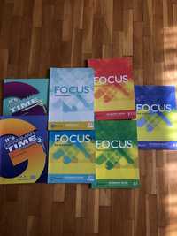 Учебници по английски език Focus for Bulgaria