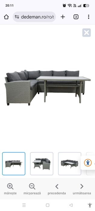 Set gradina/terasa ratan