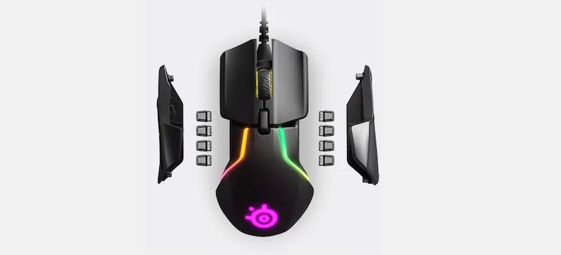 Mouse Gaming SteelSeries Rival 600, iluminare RGB, USB (Negru)