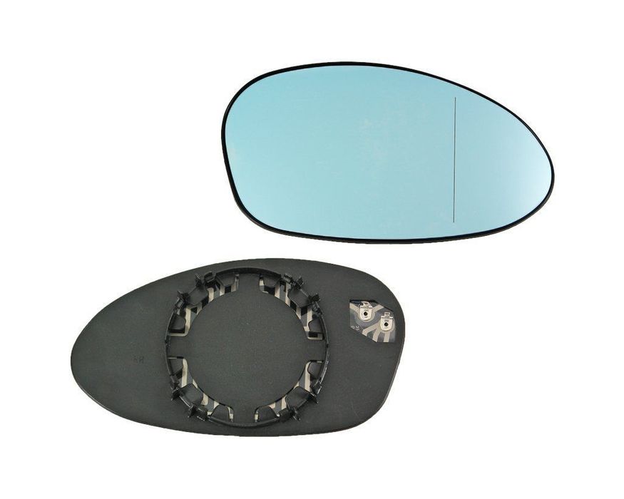 Geam oglinda Bmw Seria 1 (E81/E82/E87/E88) 09.2004-, Seria 3 E46 coupe M3 si E90/E91 2004-2008 Sedan /Touring partea dreapta, sticla Albastra Asferica Cu incalzire
