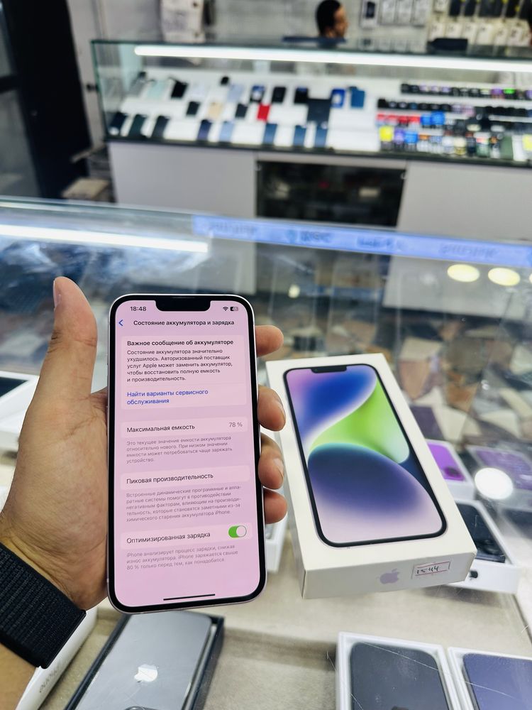iPhone 14  128 gb purple amerika