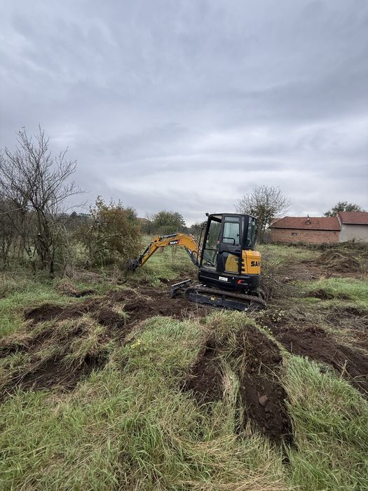 Prestam servici , demolări,defrișări,săpături Excavator,tractor