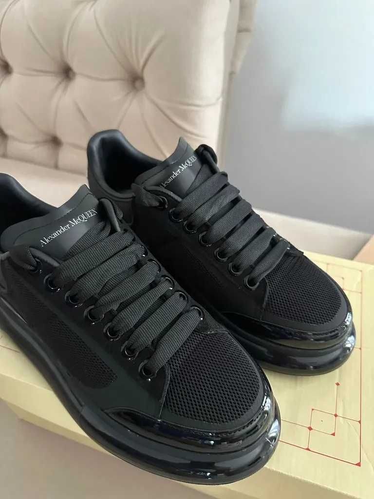 Adidasi Alexander McQueen Full Black - Verificare COLET - PREMIUM