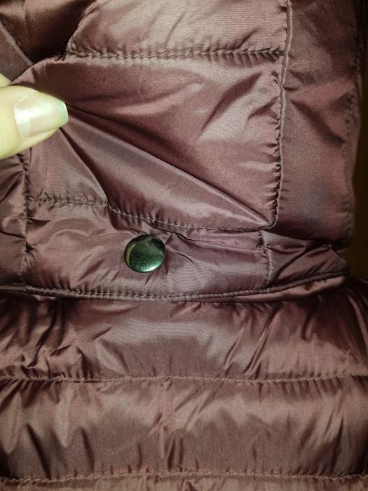 Geaca subtire grena umplutura naturala marimea 44-46, ca noua