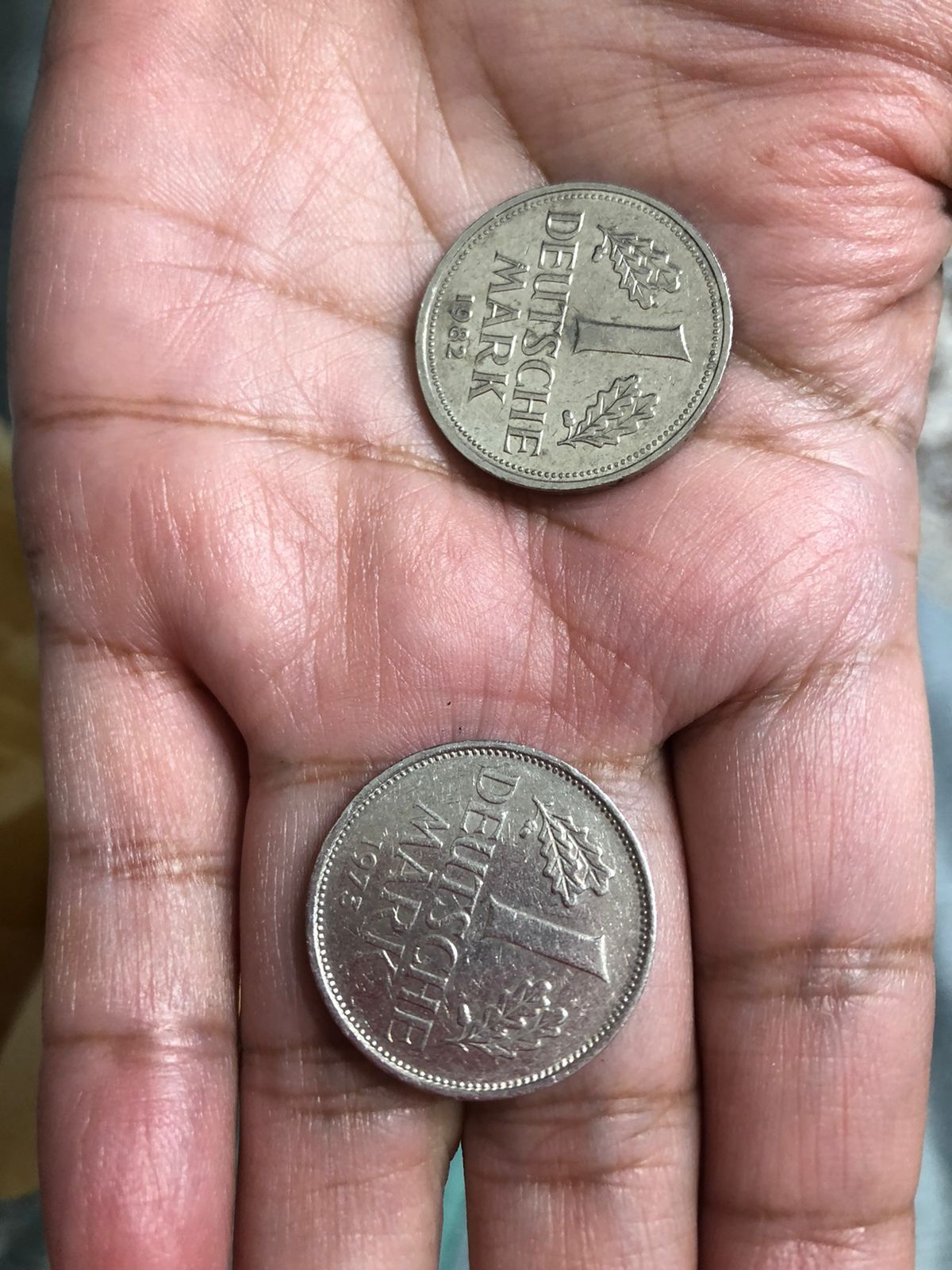 Немецкая монета 1 марка