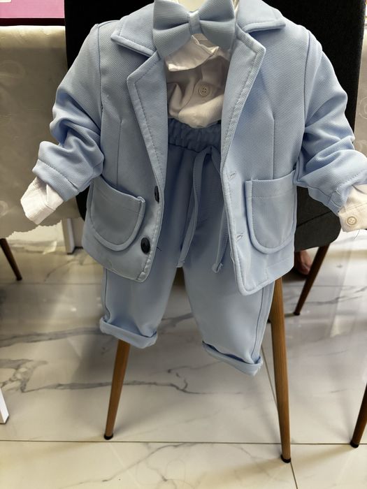 Бебешки официален костюм + ПОДАРЪК Обувчици