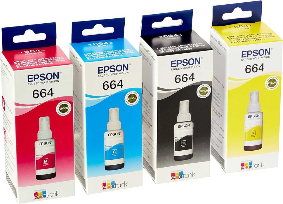 Чернила Epson 664 оригинал