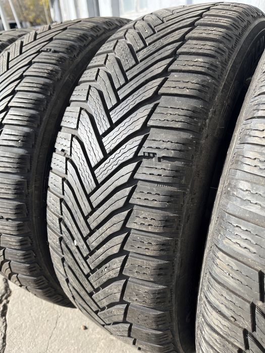 4 бр. зимни гуми 215/60/16 Michelin A6 5,5-6,5 mm DOT 1218