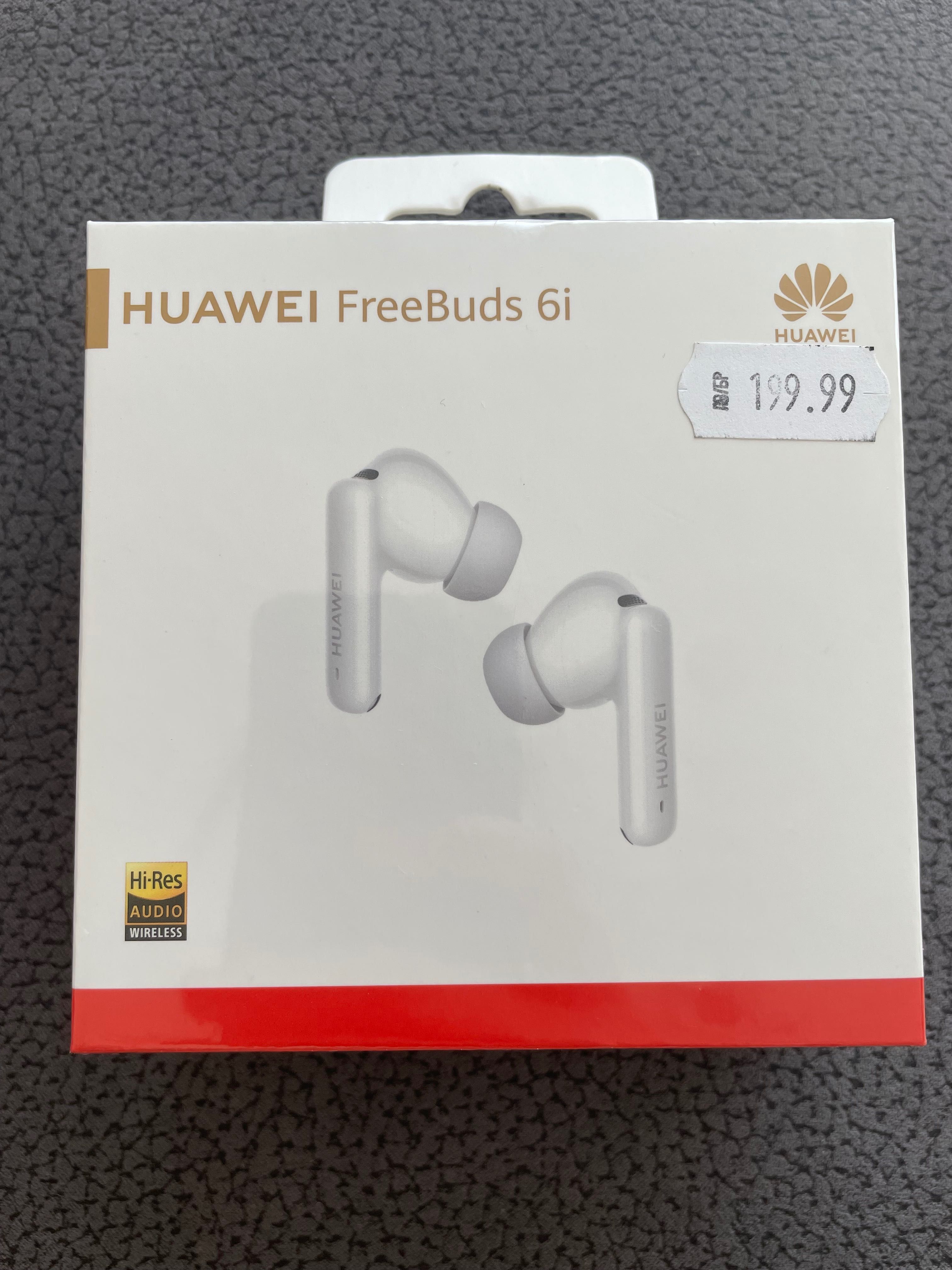 Безжични Слушалки Huawei FreeBuds 6i, чисто нови, шумозаглушаващи