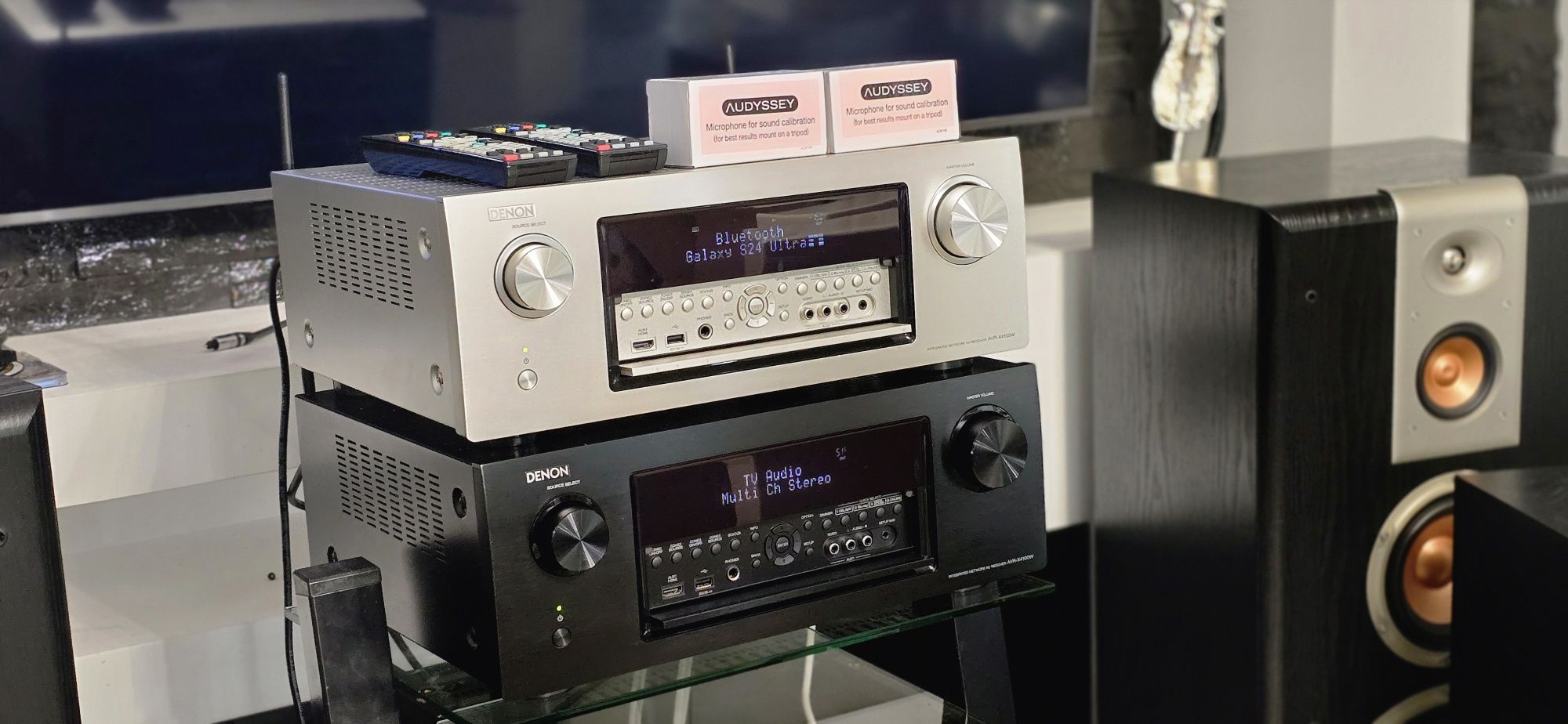 Receiver 7.2 Denon AVR-X4100 Dolby Atmos Wifi Bluetooth arc 4k usb