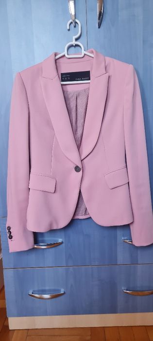Sacou Zara  roz prafuit