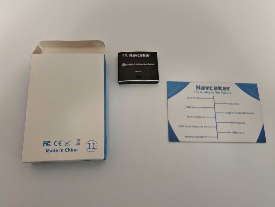 8K USB-C Bi-Direction Switch (1x2/2x1), Thunderbolt 4 и 100W PD