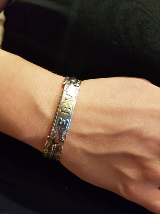 Bratara masiva Argint 925 dama fixa,model deosebit,30 grame