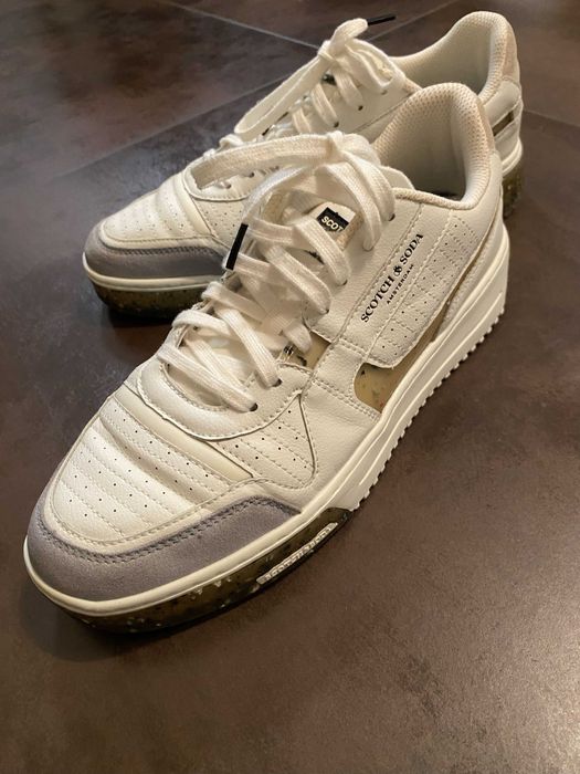 Scotch & Soda, Pantofi sport piele si piele intoarsa