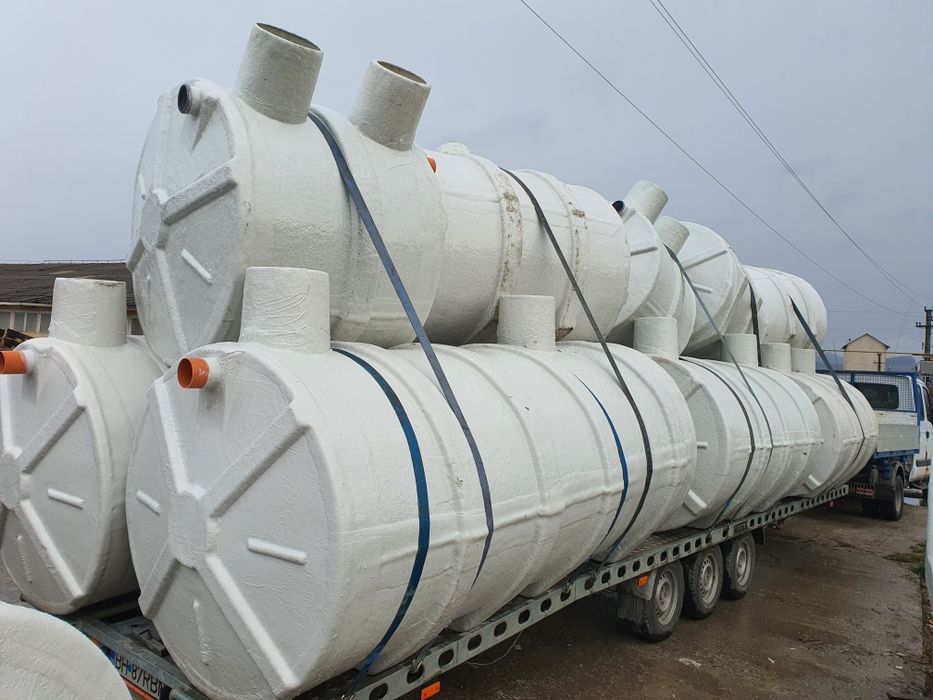 Fose septice ecologice din fibra de sticla si bazine de apa