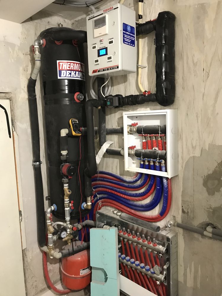 Термопомпа 14kw 16kw 24kw преработка климатик въздух вода