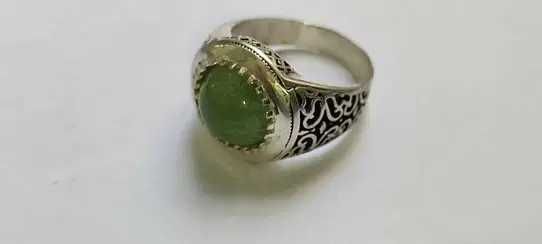 Кольцо серебряное с камнем ХРИЗОПРАЗ