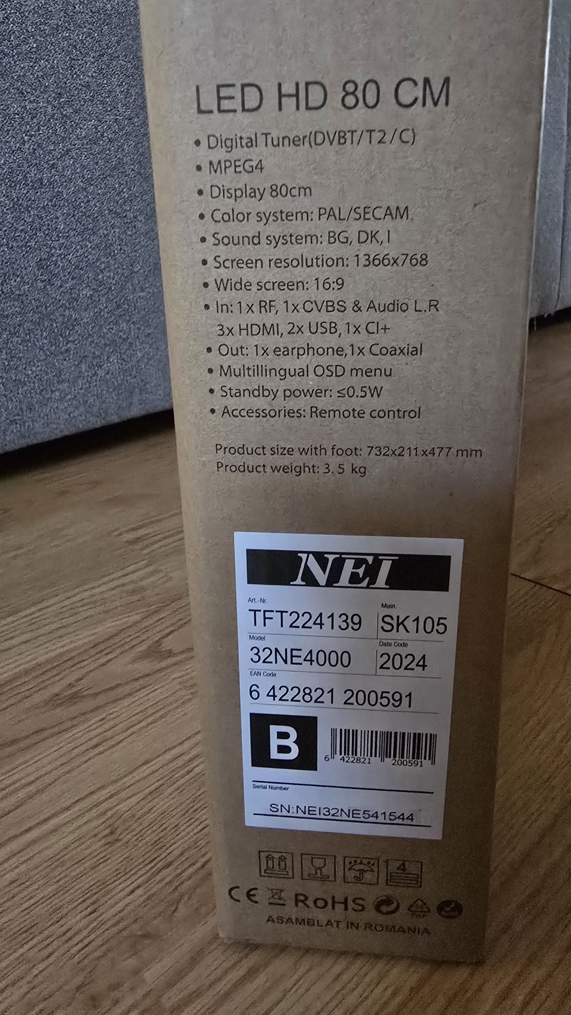 Vând Televizor Led Nei 80cm
