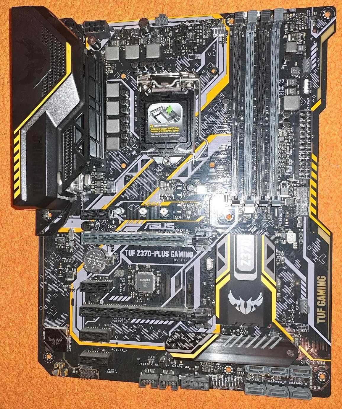 Asus TUF Z370-PLUS Gaming дъно дънна платка