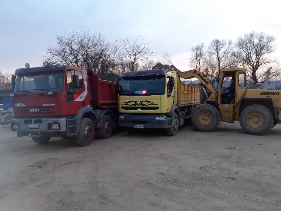 Prestări servicii  transport închiriere basculante 8x4 și utilaje
