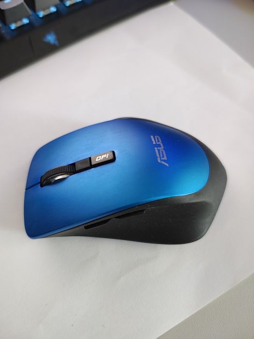 Mouse Asus WT425 albastru wireless silent, Logitech M330 silent plus