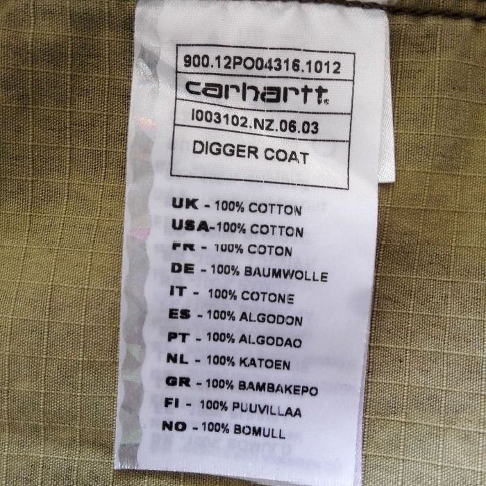 Куртка камуфляжная Carhartt WIP Digger Coat XL USA