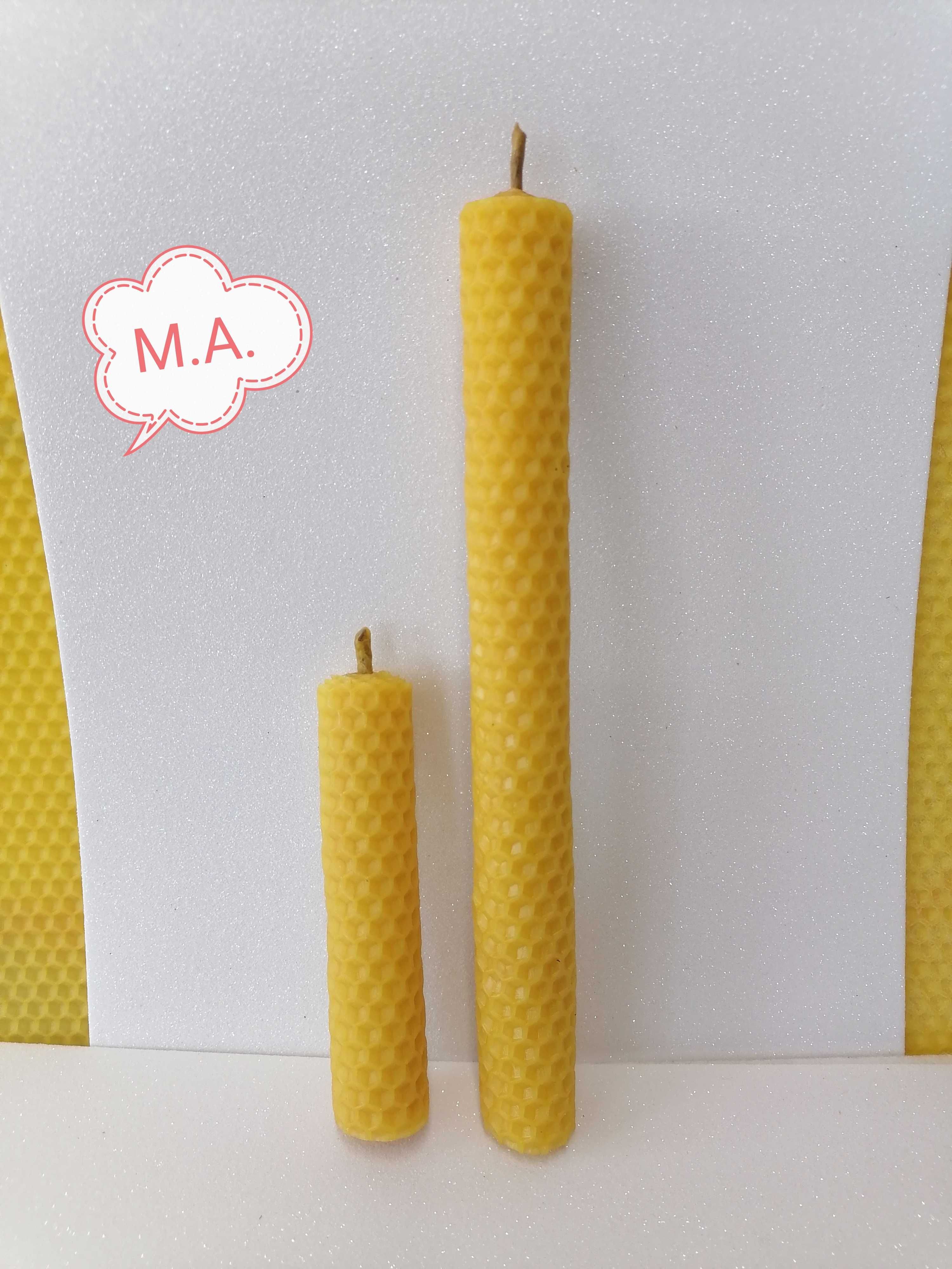 Свещи от пчелни восъчни листи .