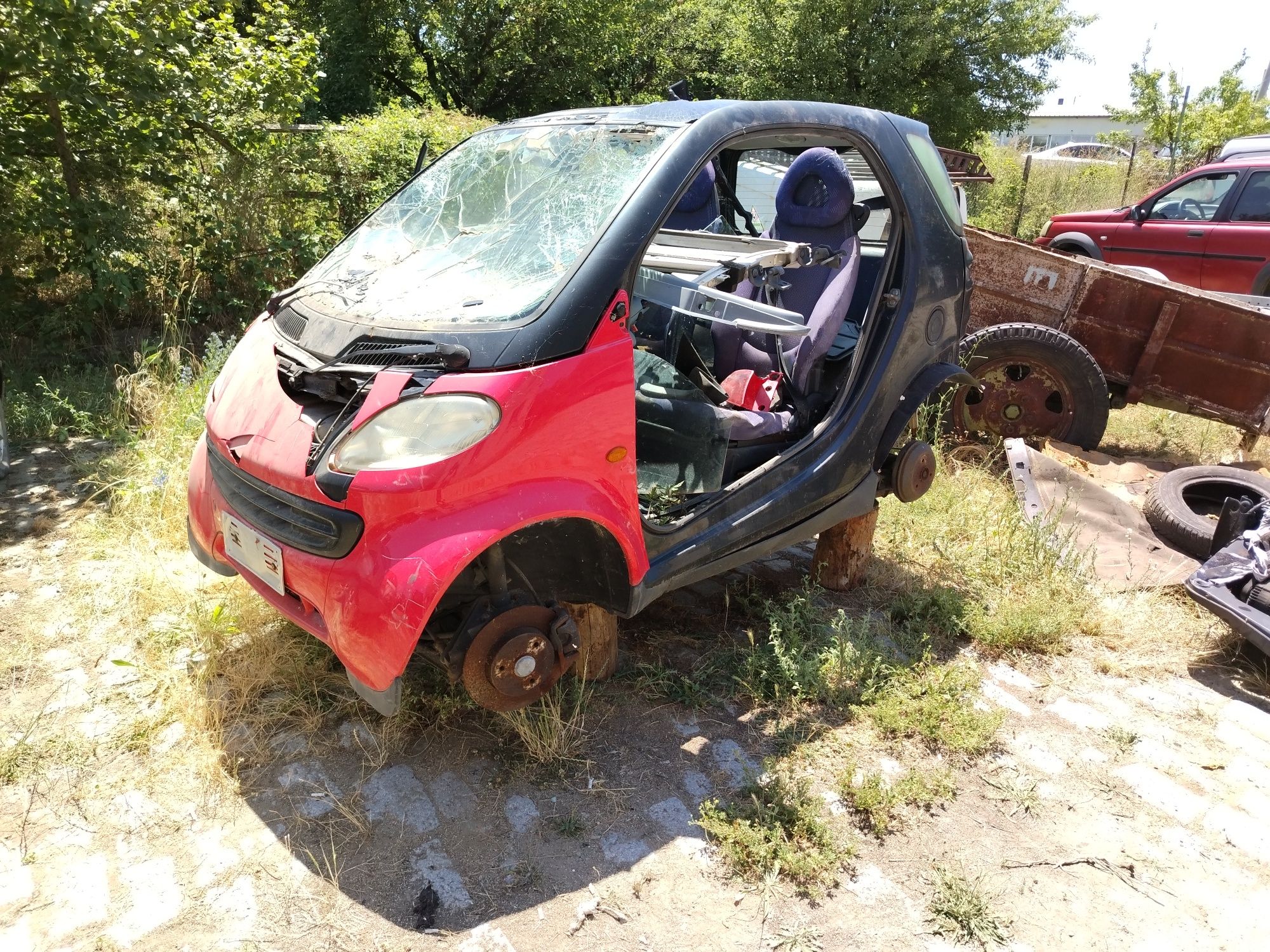 Smart fortwo 0.6 и 0.7 на части