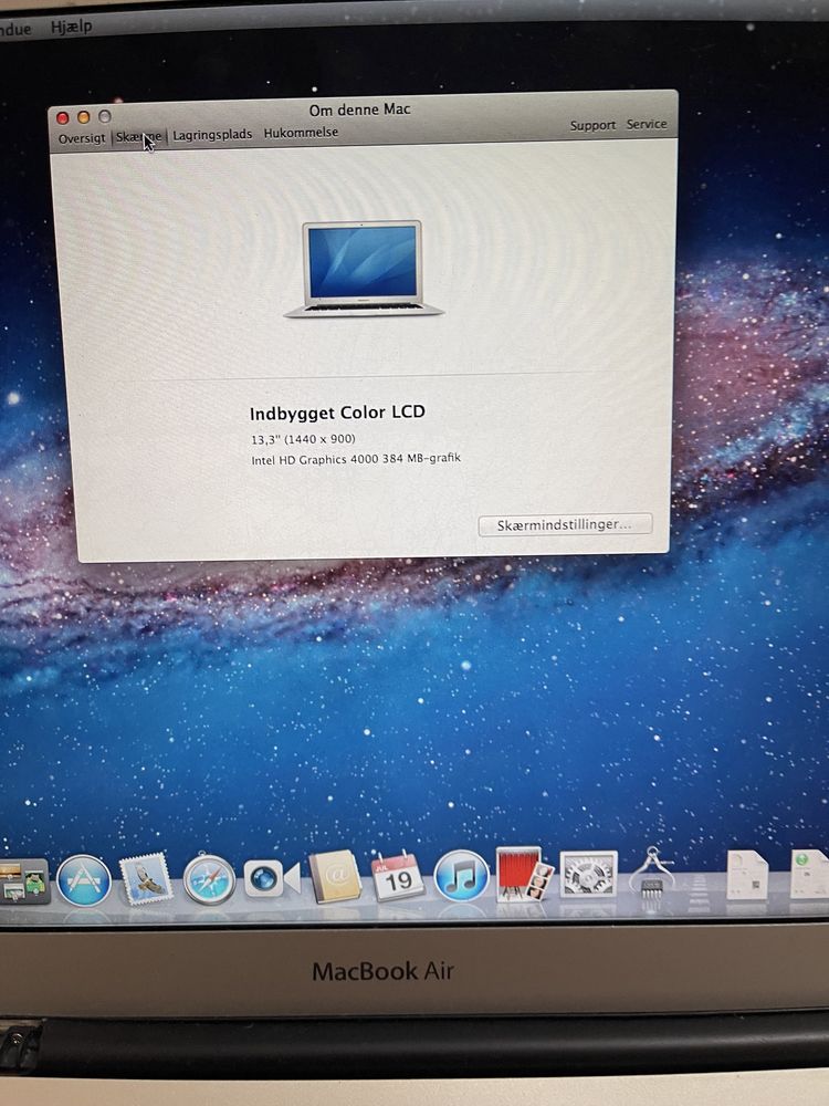 Macbook air mid 2012 i5 1.8ghz